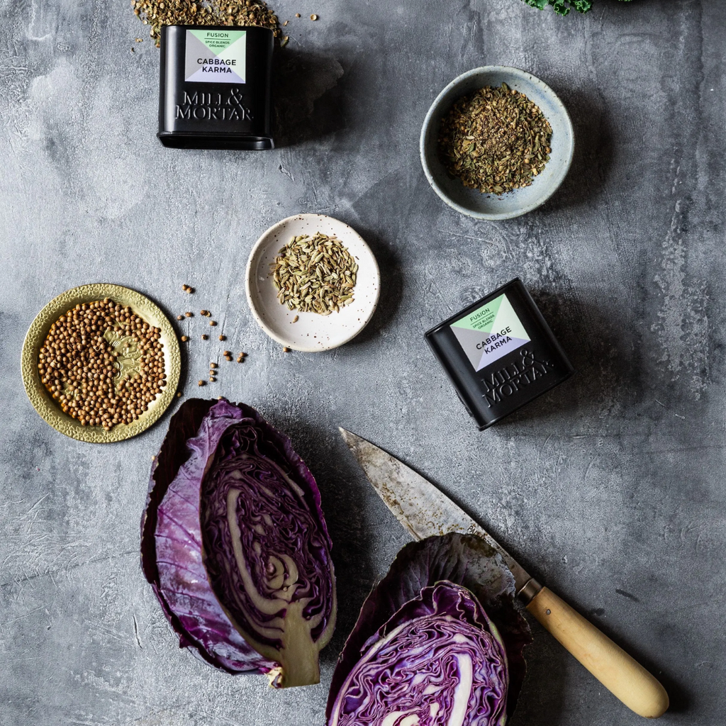 Red Cabbage Salad with Cabbage Karma
 &ndash; Mill &amp; Mortar EU