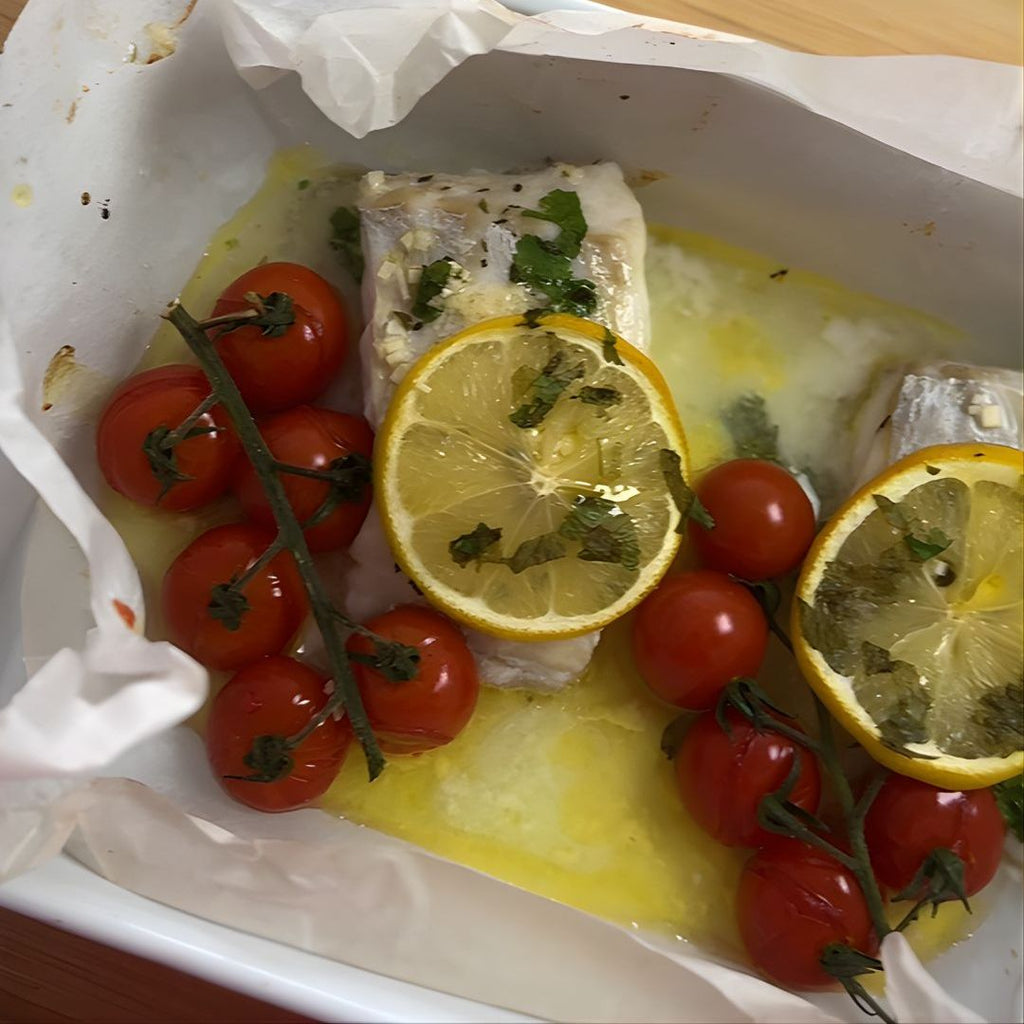 Oven-Baked Cod with Citrus Salt and Garlic – Mill & Mortar EU