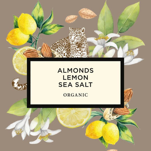 Almonds – Lemon – Sea Salt. 100 g, organic